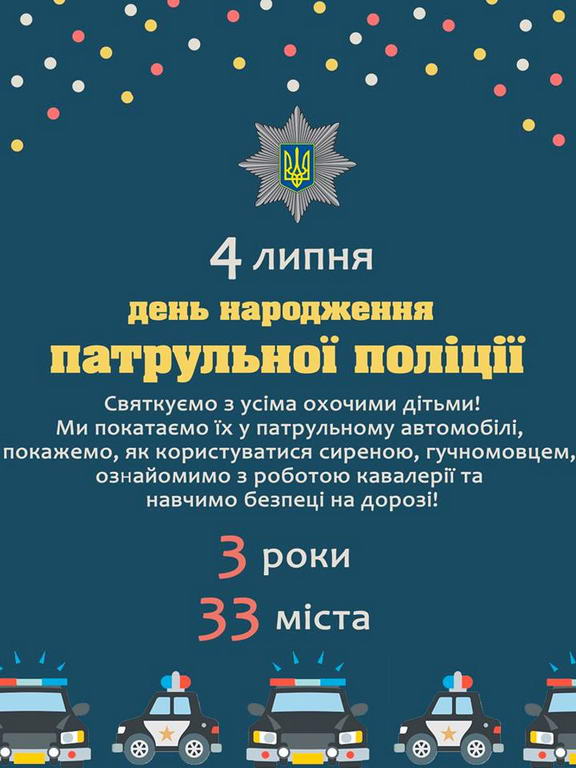 День народження патрульної поліції