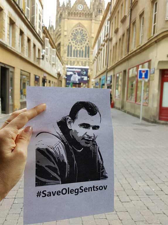 Фотографії зроблені Inna Blies координаторкою акції #SaveOlegSentsov у Люксембурзі