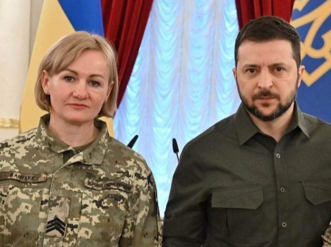 сержантка ЗСУ медсестра з Сумщини Клімчук Олена орден Зеленський
