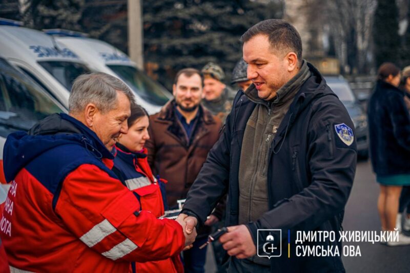 Сумщині передали дев'ять карет швидкої допомоги